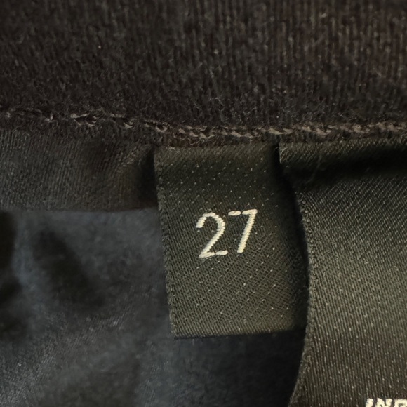 J Brand Maria Exposed Button Flare, Seriously Black, Size 27 - Picture 10 of 12